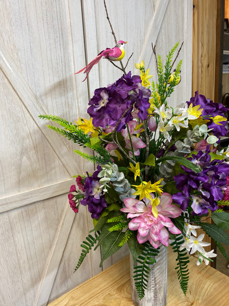 Spring & Summer Cemetery Arrangement