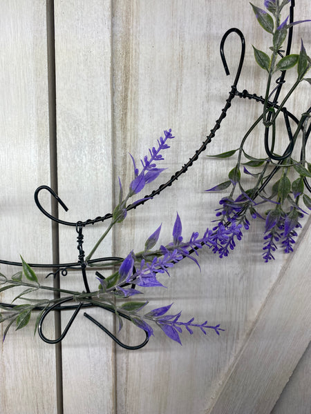 Metal Wreath (with Lavender)