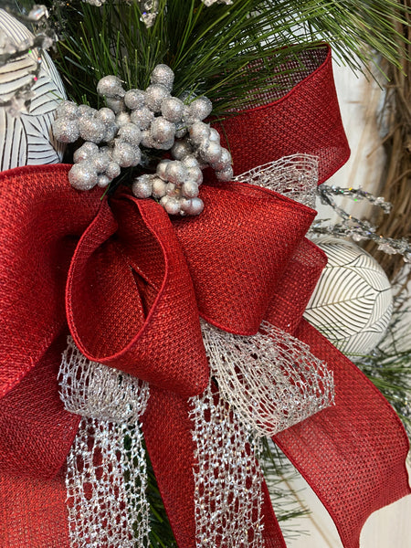 Iced Pine Winter Wreath