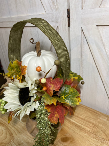 Fall Birdhouse Topairy