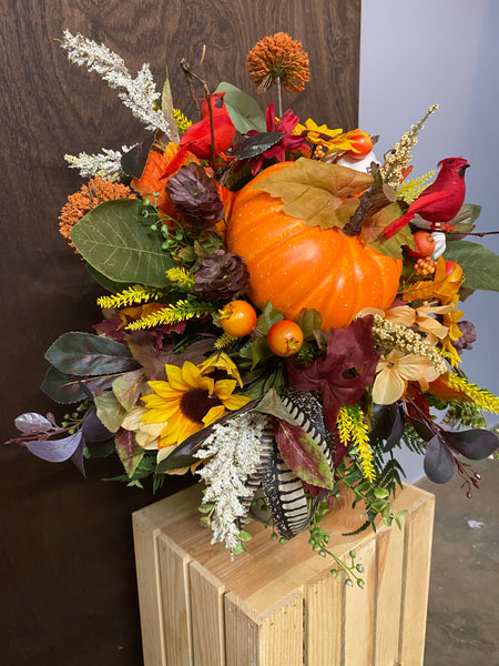 Fall Cemetery Arrangement