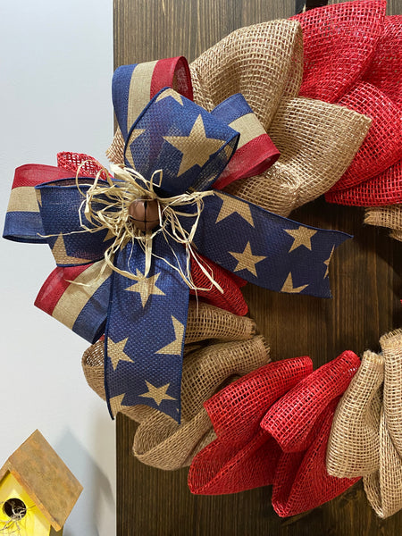 Patriotic Americana Wreath