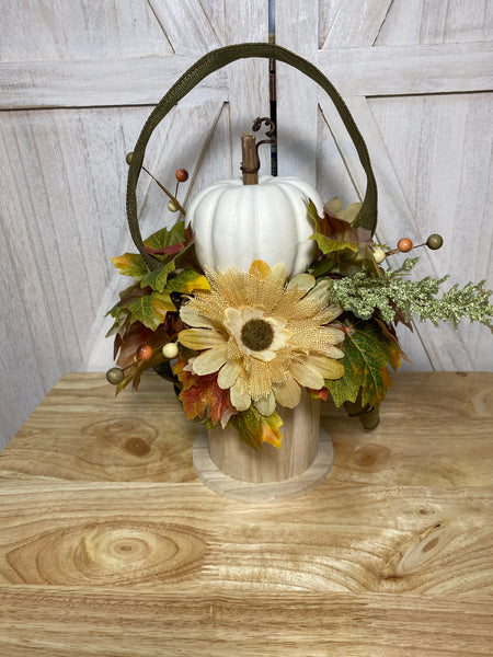 Fall Birdhouse Topairy