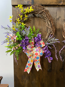 Spring & Summer Grapewine Wreath