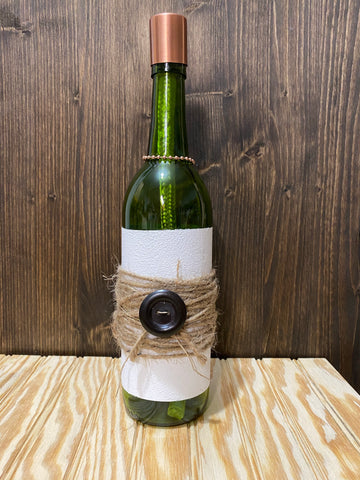 Wine Bottle Tiki Torch