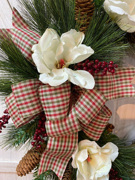 Christmas Magnolia Wreath