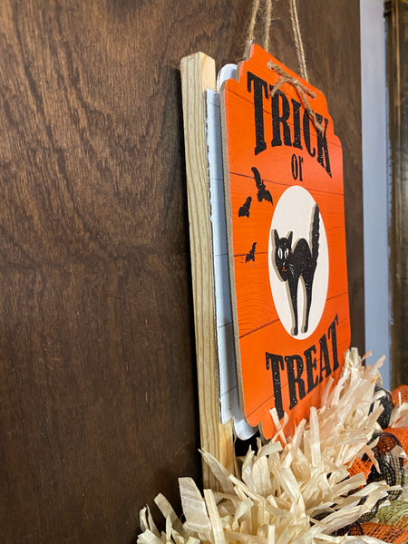 Hello Fall & Halloween Wreath - Rail