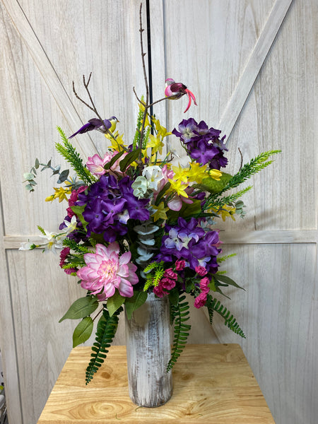 Spring & Summer Cemetery Arrangement