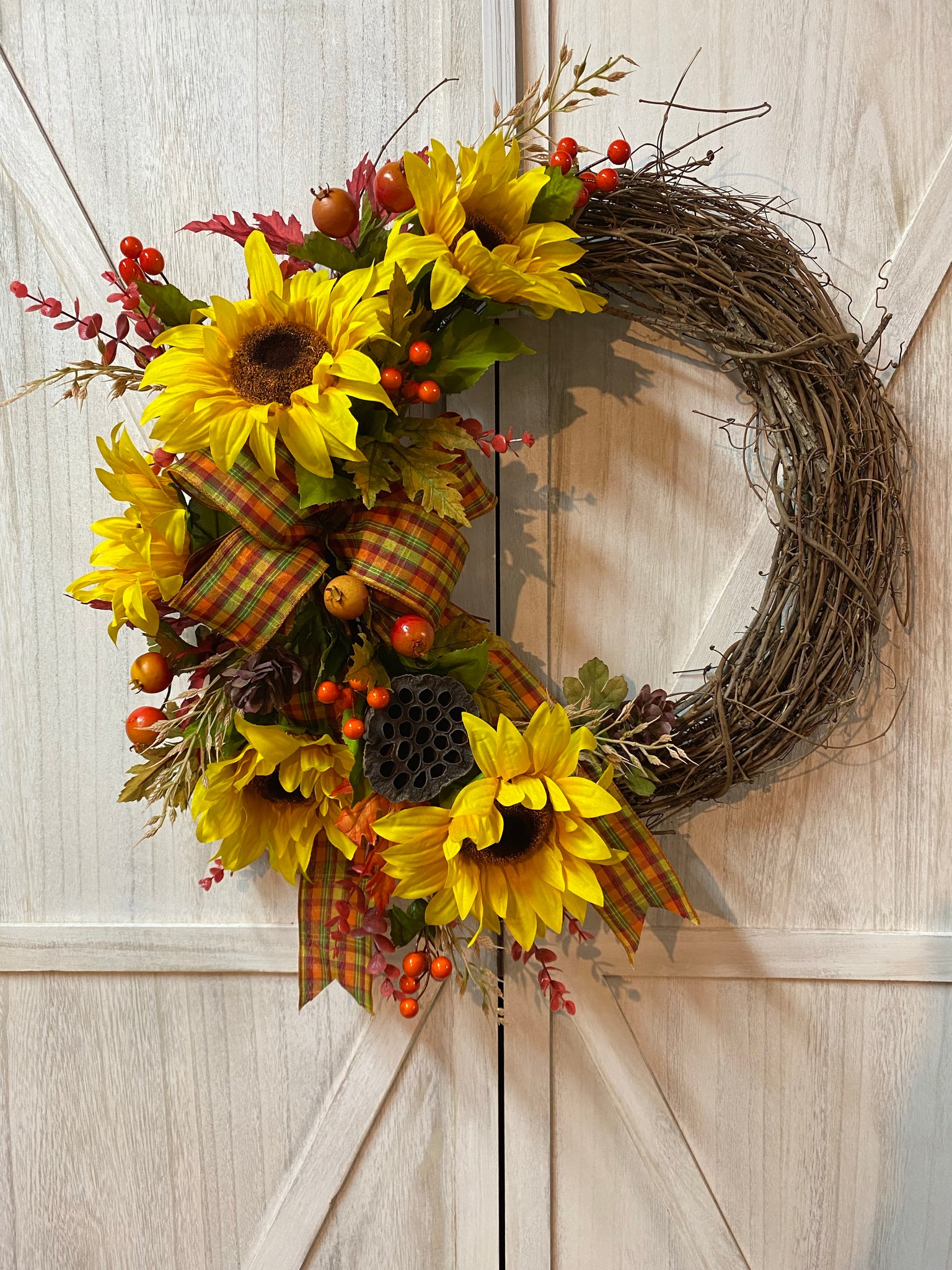 Sunflower Wreath - Yellow